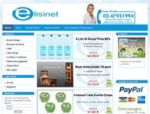 Tablet Screenshot of elisinet.it